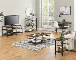 Työpöytä Dorel Home Carter, Ruskea -Olohuoneen kalusteet myymälä tyopoyta dorel home carter ruskea d028f halvempi reference