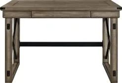 Työpöytä Dorel Home Veneer, Ruskea -Olohuoneen kalusteet myymälä tyopoyta dorel home veneer ruskea 01566 palaute reference