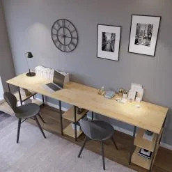 Työpöytä Kalune Design Sade, Ruskea/musta 9 Työpöytä Kalune Design Sade, Ruskea/musta -Olohuoneen kalusteet myymälä tyopoyta kalune design sade ruskeamusta b3094 palaute reference