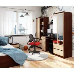 Työpöytä NORE Jay, Tummanruskea/tammi -Olohuoneen kalusteet myymälä tyopoyta nore jay tummanruskeatammi 9c64b netistai reference