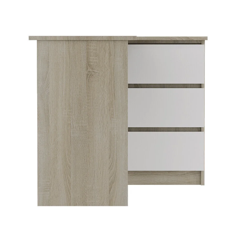 Työpöytä Selsey Geranio, Tammen Väri/valkoinen 5 Työpöytä Selsey Geranio, Tammen Väri/valkoinen - Image 5