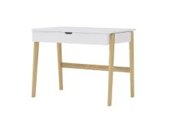 Työpöytä, Valkoinen/ruskea