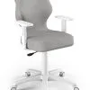 Työtuoli Entelo Duo DC18 6, Harmaa/valkoinen.