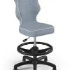 Työtuoli Entelo Petit Black JS06 Jalkatuella, Vaaleansininen