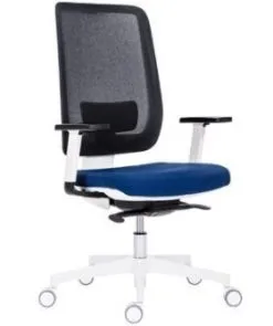 Työtuoli Wood Garden 1930 Syn Eclipse Net, Harmaa/sininen