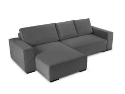 Universaali Pehmeä Kulmasohva Micadoni Home Eveline 4S, Harmaa -Olohuoneen kalusteet myymälä universalus minkstas kampas micadoni home eveline 4s d6885 netistai reference