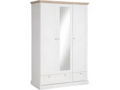 Notio Living Vaatekaappi Bruce 122, Valkoinen