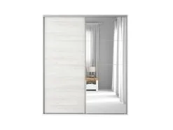 Black Red White Vaatekaappi BRW Flex 200x45, Valkoinen