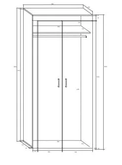 Meblocross Vaatekaappi Mamba, Ruskea/valkoinen. -Olohuoneen kalusteet myymälä vaatekaappi mamba ruskeavalkoinen b6d48 hinta reference