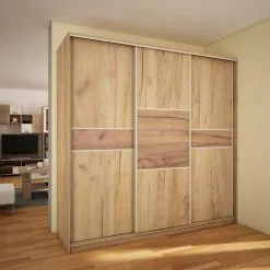 Meblocross Vaatekaappi Puerto 220C, Ruskea/tammi