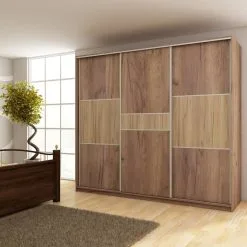 Meblocross Vaatekaappi Rico 240, Ruskea / Tammi Väri