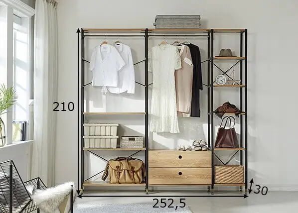 Vaatekaappijärjestelmä 2 Vaatekaappijärjestelmä - Image 2