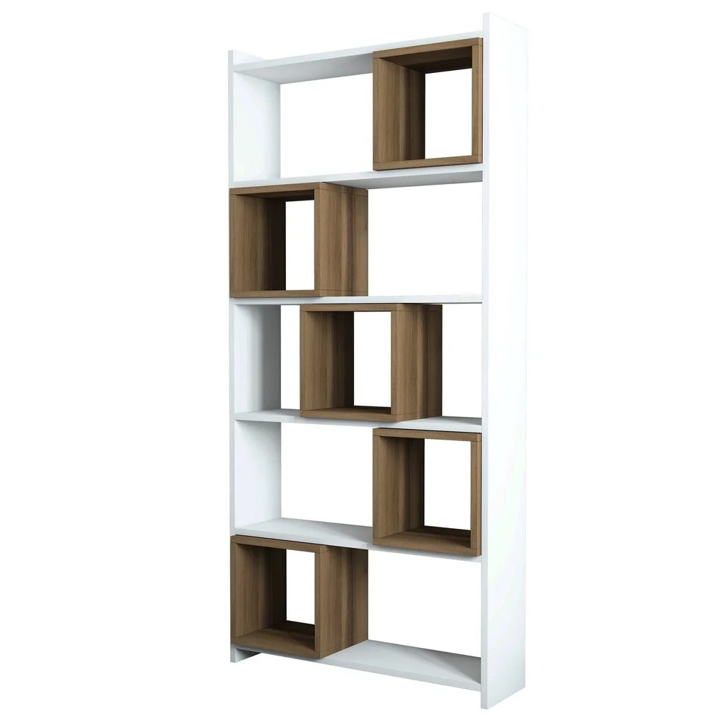 Vapaasti Seisova Hylly Kalune Design Box II, Valkoinen/ruskea 1 Vapaasti Seisova Hylly Kalune Design Box II, Valkoinen/ruskea