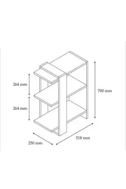 Vapaasti Seisova Hylly Kalune Design Funda, Valkoinen/harmaa 5 Vapaasti Seisova Hylly Kalune Design Funda, Valkoinen/harmaa -Olohuoneen kalusteet myymälä vapaasti seisova hylly kalune design funda valkoinenharmaa beac7 netistai reference