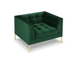 Velour Nojatuoli Micadoni Home Karoo, Tummanvihreä -Olohuoneen kalusteet myymälä velour nojatuoli micadoni home karoo tummanvihrea 29ea7 netistai reference