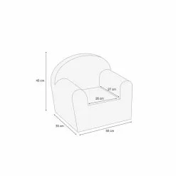 Velvet Kids V102 Nojatuoli, Harmaa -Olohuoneen kalusteet myymälä velvet kids v102 nojatuoli harmaa 0c23d palaute reference