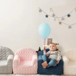 Velvet Kids V102 Nojatuoli, Harmaa -Olohuoneen kalusteet myymälä velvet kids v102 nojatuoli harmaa 28c85 netistai reference