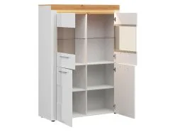 Black Red White Vitriini BRW Horton, 119x166 Cm, Valkoinen/ruskea 5 Black Red White Vitriini BRW Horton, 119x166 Cm, Valkoinen/ruskea -Olohuoneen kalusteet myymälä vitriini brw horton 119x166 cm valkoinenruskea 53ab0 netistai reference