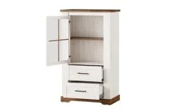 Szynaka Meble Vitriini Country 14, Ruskea/valkoinen. -Olohuoneen kalusteet myymälä vitriini country 14 ruskeavalkoinen dc710 palaute reference