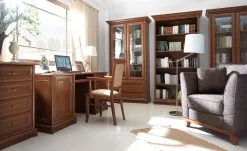 Black Red White Vitriini Kent 1D Vasen, Kastanja -Olohuoneen kalusteet myymälä vitriini kent 1d vasen kastanja 6b40d palaute reference