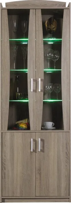 Meblar Vitriinikaappi Mega 1, Ruskea