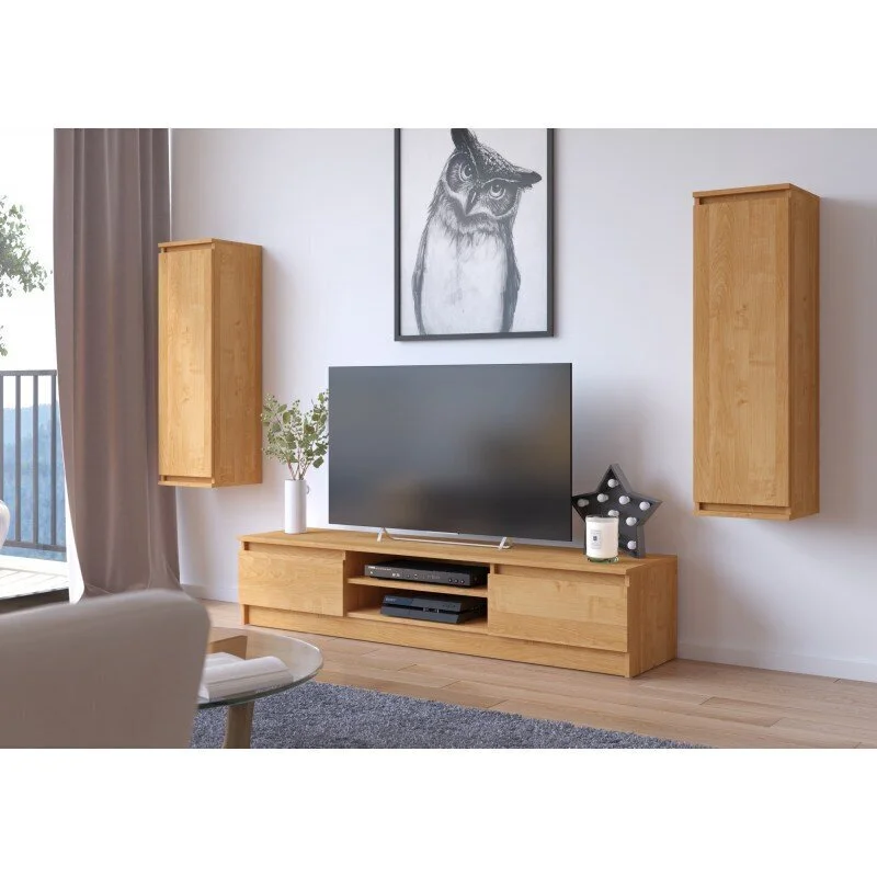 Vitriinikaappi NORE CLP W30, Vaaleanruskea 5 Vitriinikaappi NORE CLP W30, Vaaleanruskea - Image 5