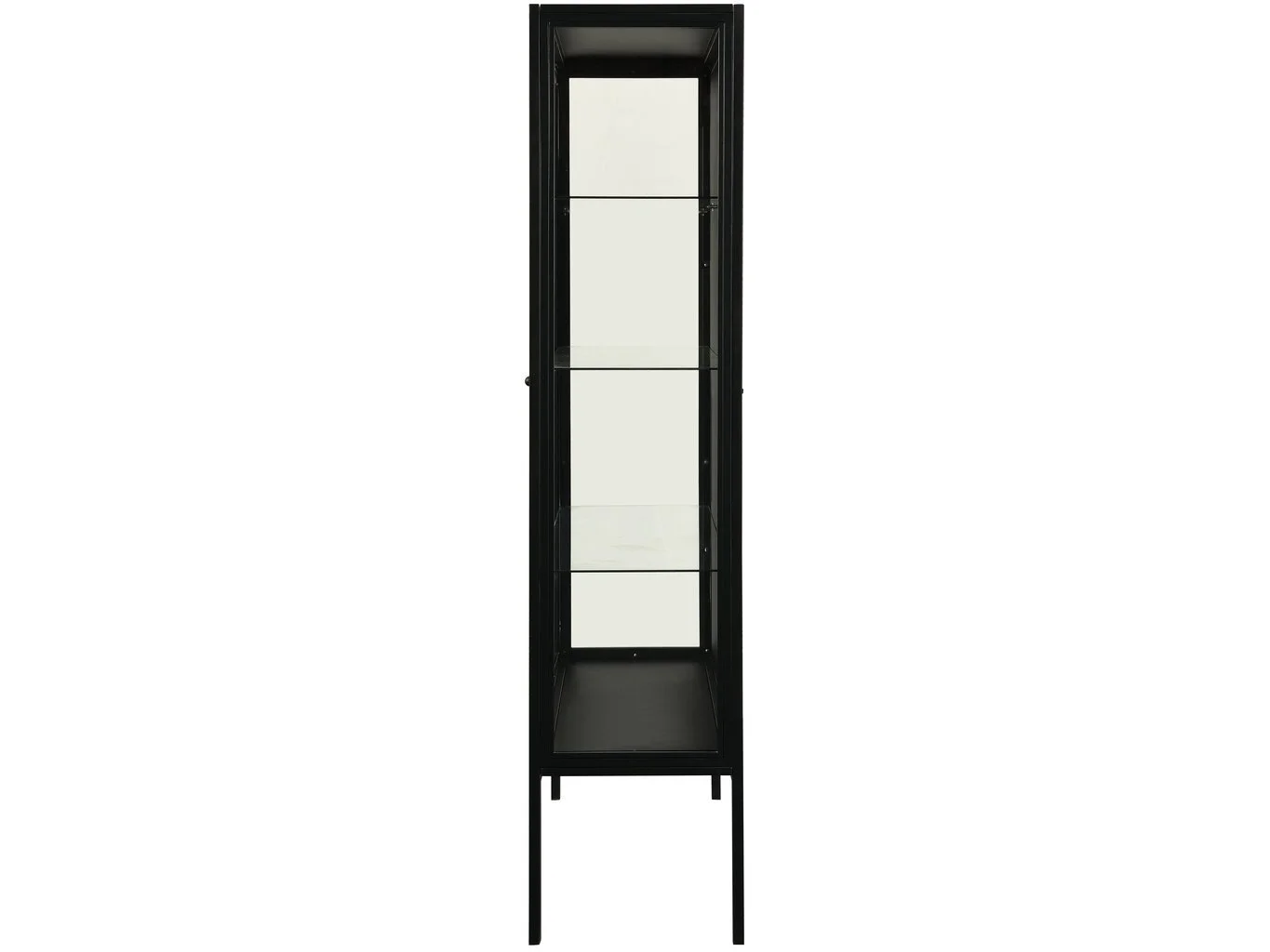Vitriinikaappi Notio Living Alva 100, Musta 4 Vitriinikaappi Notio Living Alva 100, Musta - Image 4