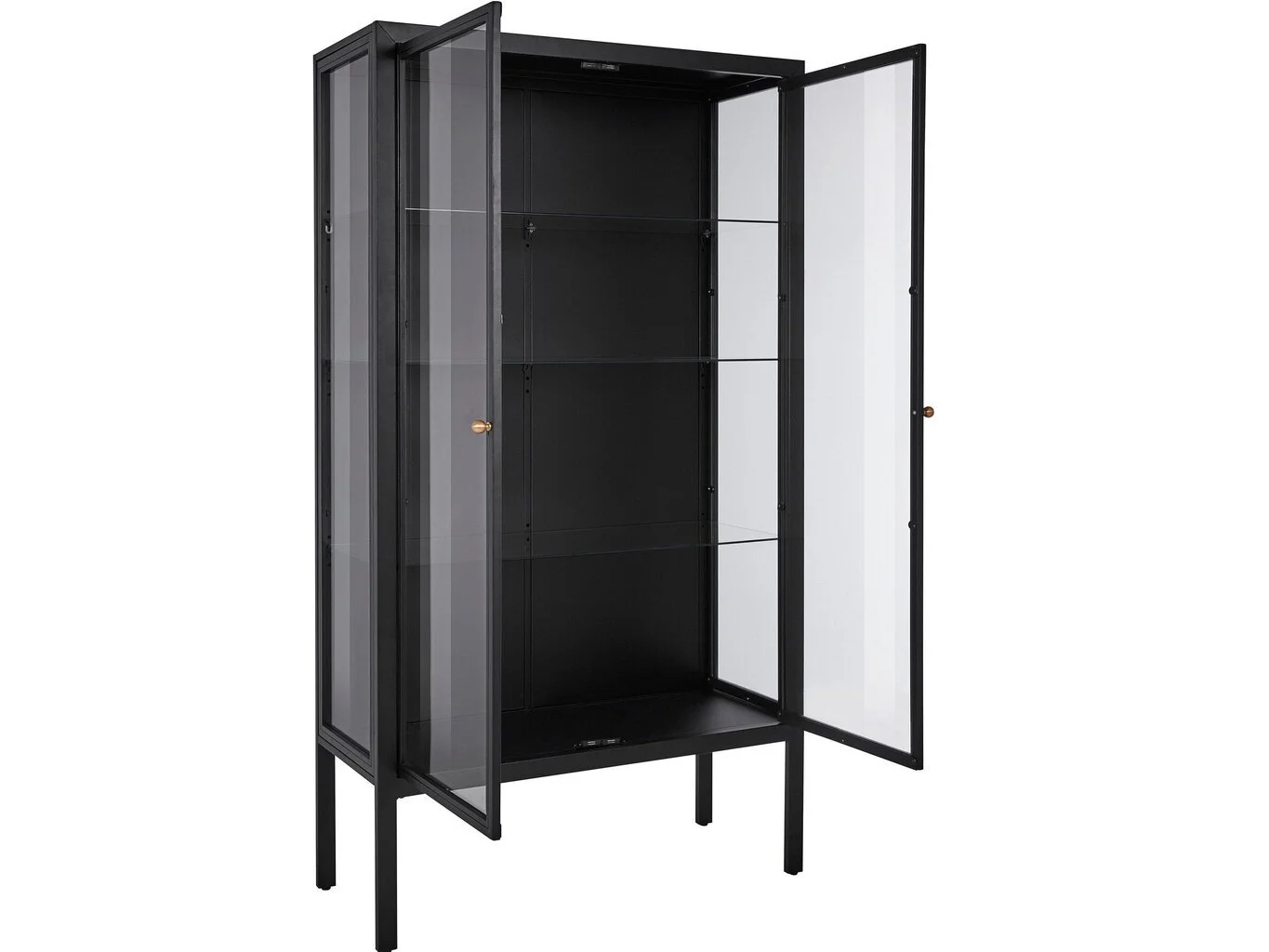 Vitriinikaappi Notio Living Alva 100, Musta 6 Vitriinikaappi Notio Living Alva 100, Musta - Image 6