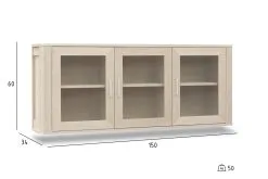 Furnhouse Vitriinikaappi Paris 5 Furnhouse Vitriinikaappi Paris -Olohuoneen kalusteet myymälä vitriinikaappi paris 2bb88 netistai reference