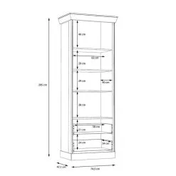 Forte Vtriinikaappi Kalikst II, Snowy Tammi 7 Forte Vtriinikaappi Kalikst II, Snowy Tammi -Olohuoneen kalusteet myymälä vtriinikaappi kalikst ii snowy tammi 91749 palaute reference