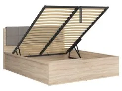 Black Red White Vuode BRW Tetrix 140/B, Tammimaali, 200x90 -Olohuoneen kalusteet myymälä vuode brw tetrix 140b tammimaali 4b2c4 osta reference