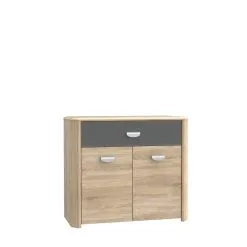 Forte Yoop 1-senkki, Sonoma-tammi/harmaa 7 Forte Yoop 1-senkki, Sonoma-tammi/harmaa -Olohuoneen kalusteet myymälä yoop 1 senkki sonoma tammiharmaa 15253 hinta reference