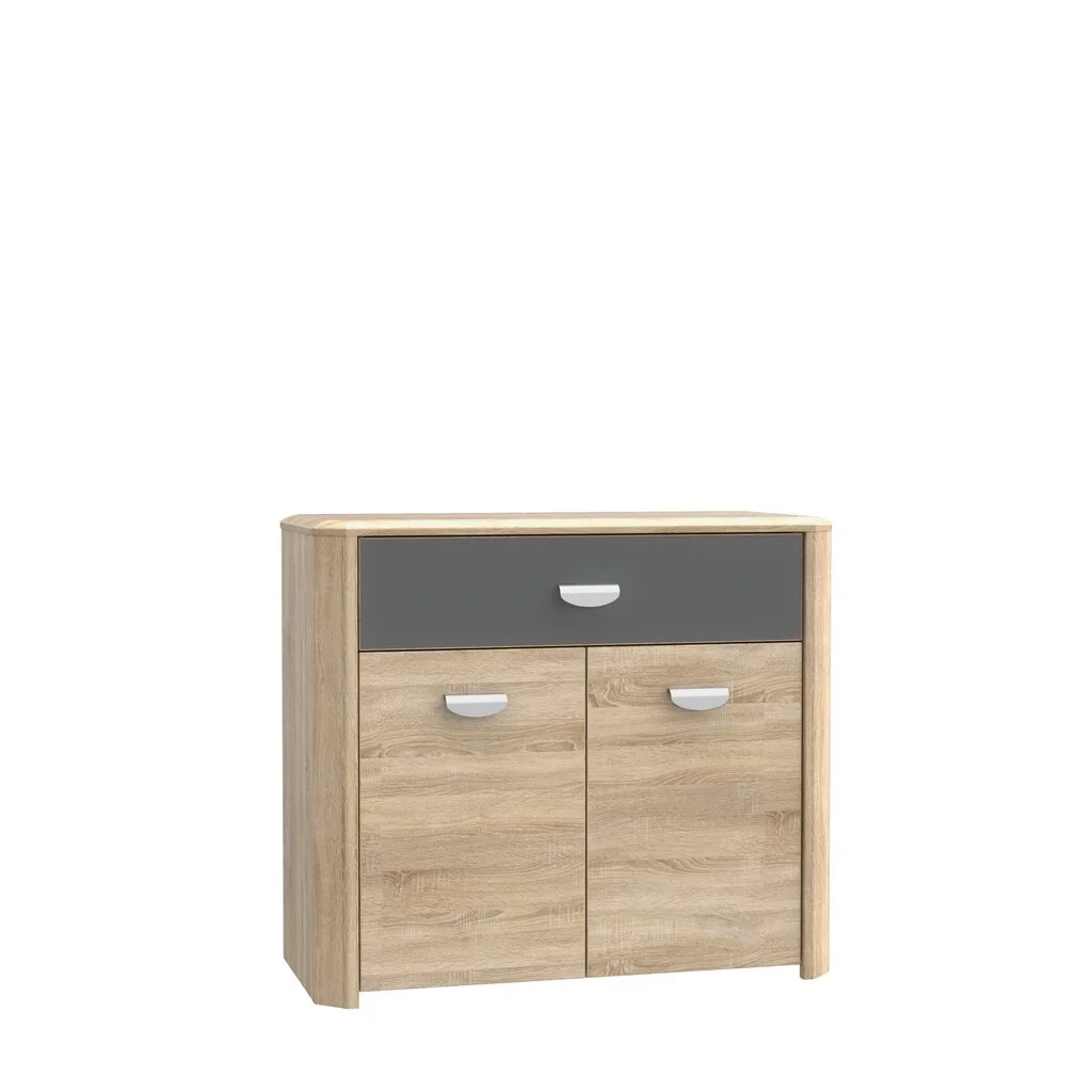 Forte Yoop 1-senkki, Sonoma-tammi/harmaa 2 Forte Yoop 1-senkki, Sonoma-tammi/harmaa - Image 2