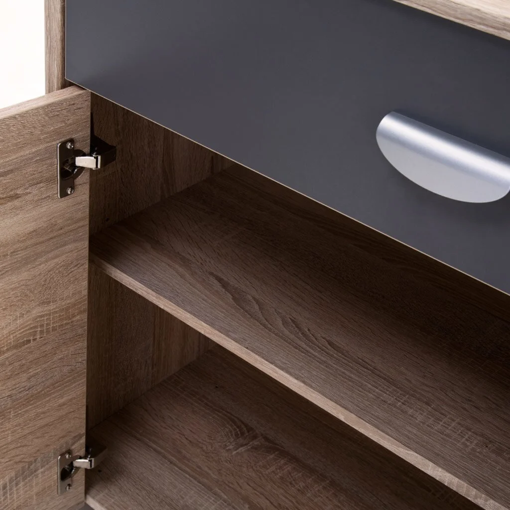 Forte Yoop 1-senkki, Sonoma-tammi/harmaa 5 Forte Yoop 1-senkki, Sonoma-tammi/harmaa - Image 5