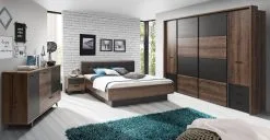 Forte Yöpöytä Baveno BVNK021, Ruskea/musta -Olohuoneen kalusteet myymälä yopoyta baveno bvnk021 ruskeamusta d11d6 hinta reference