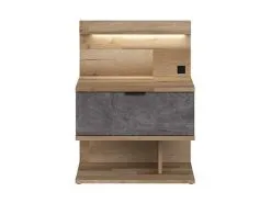 Black Red White Yöpöytä BRW Arica L, Ruskea/harmaa. 11 Black Red White Yöpöytä BRW Arica L, Ruskea/harmaa. -Olohuoneen kalusteet myymälä yopoyta brw arica l ruskeaharmaa f5a92 osta reference