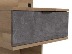 Black Red White Yöpöytä BRW Arica L, Ruskea/harmaa. 10 Black Red White Yöpöytä BRW Arica L, Ruskea/harmaa. -Olohuoneen kalusteet myymälä yopoyta brw arica l ruskeaharmaa feb21 halvempi reference