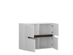 Black Red White Yöpöytä BRW Azteca Trio SFK4D / 8/11, Valkoinen -Olohuoneen kalusteet myymälä yopoyta brw azteca trio sfk4d 811 valkoinen 75ec8 netistai reference