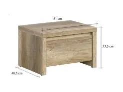 Black Red White Yöpöytä Caspian, Valkoinen/wenge -Olohuoneen kalusteet myymälä yopoyta caspian valkoinenwenge 9c310 palaute reference