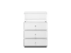 ML Meble Yöpöytä Glamour 07, Valkoinen -Olohuoneen kalusteet myymälä yopoyta glamour 07 valkoinen 390ea palaute reference