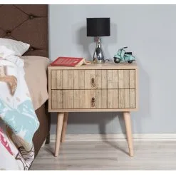 Yöpöytä Kalune Design 863 (VIII), 61 Cm, Tammen Värinen -Olohuoneen kalusteet myymälä yopoyta kalune design 863 viii 61 cm f9530 halvempi reference