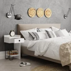 Yöpöytä Kalune Design D855 (I), 60 Cm, Valkoinen/musta 7 Yöpöytä Kalune Design D855 (I), 60 Cm, Valkoinen/musta -Olohuoneen kalusteet myymälä yopoyta kalune design d855 i 60 cm c05f6 netistai reference