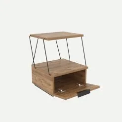 Yöpöytä Kalune Design Tekoba, Ruskea -Olohuoneen kalusteet myymälä yopoyta kalune design tekoba ruskea 17e80 netistai reference