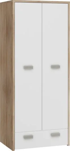 Meblocross Yöpöytä Kitty 13, Tammi / Valkoinen.