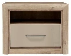 Black Red White Yöpöytä Koen II 1S, Tammi / Hiekka