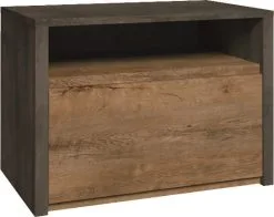 Gala Meble Yöpöytä Montana SN, Harmaa/ruskea