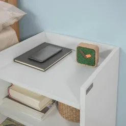 Yöpöytä SoBuy FBT66-W, Valkoinen -Olohuoneen kalusteet myymälä yopoyta sobuy fbt66 w valkoinen 54fab palaute reference