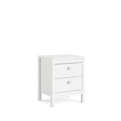 Yöpöytä Tvilum Madrid 2, Valkoinen -Olohuoneen kalusteet myymälä yopoyta tvilum madrid 2 valkoinen f32bc halvempi reference