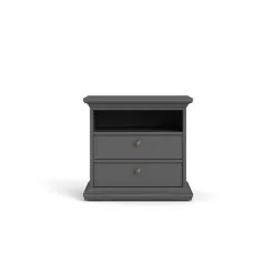 Yöpöytä Tvilum Paris 2, Harmaa